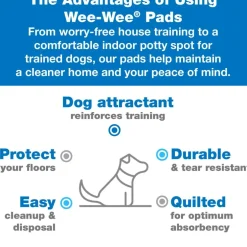 Four Paws Wee-Wee Superior Performance Little Dog Pee Pads- 16.5 x 23.5 in (28 count)