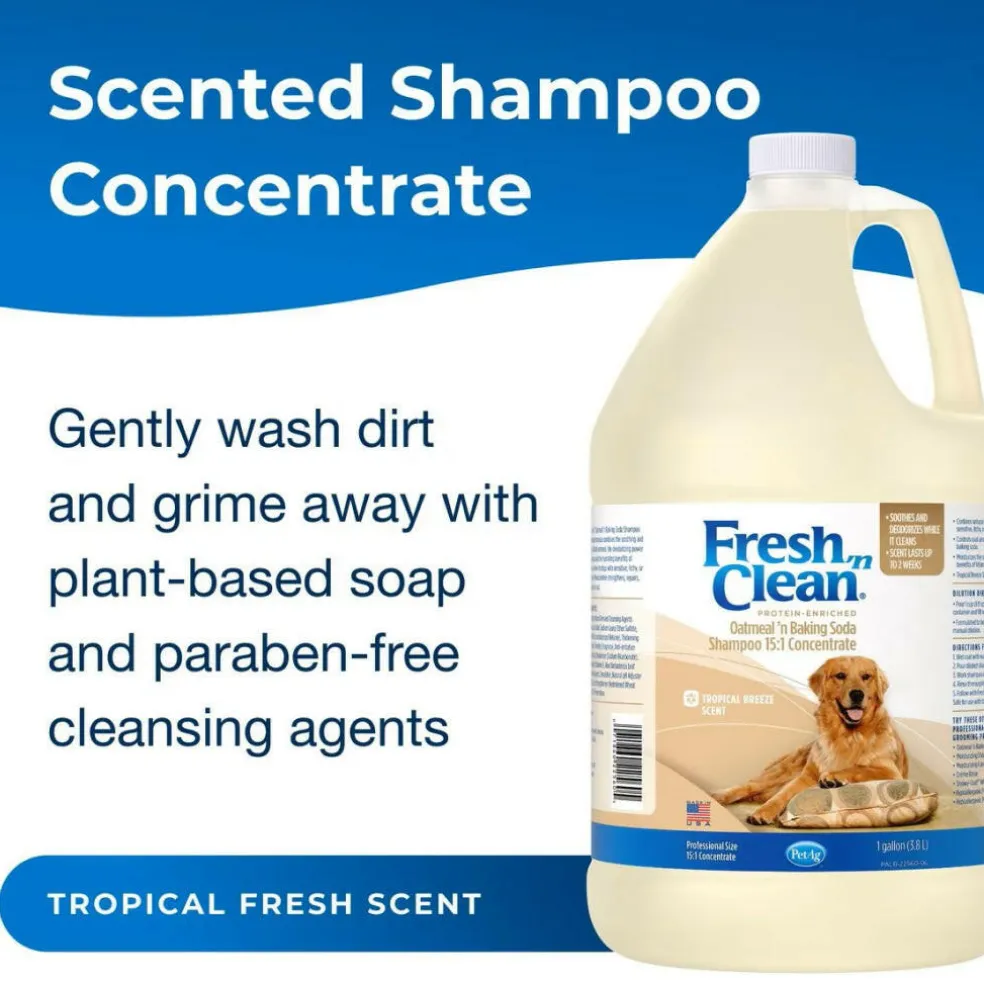 Fresh 'n Clean Oatmeal 'N Baking Soda Shampoo Concentrate for Dogs (Gallon)