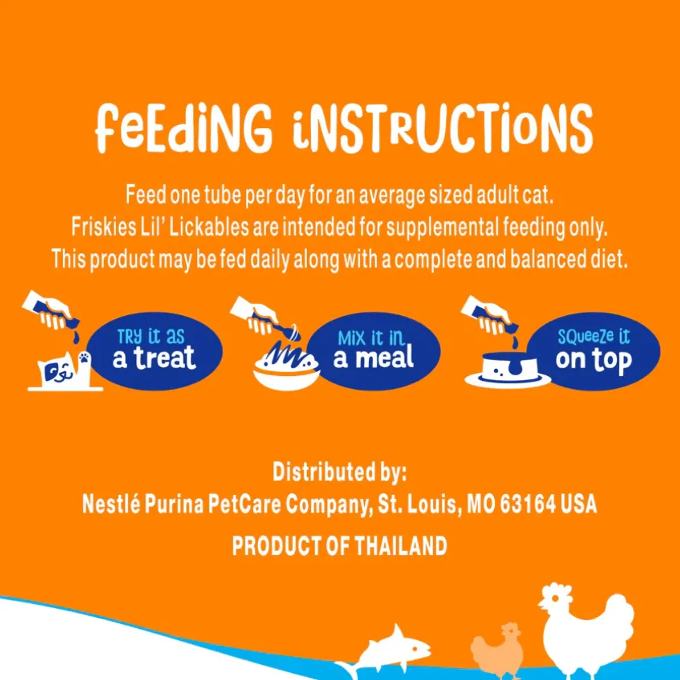 Friskies lil' Lickables Tuna & Chicken Variety Pack Lickable Cat Treats (10 ct)
