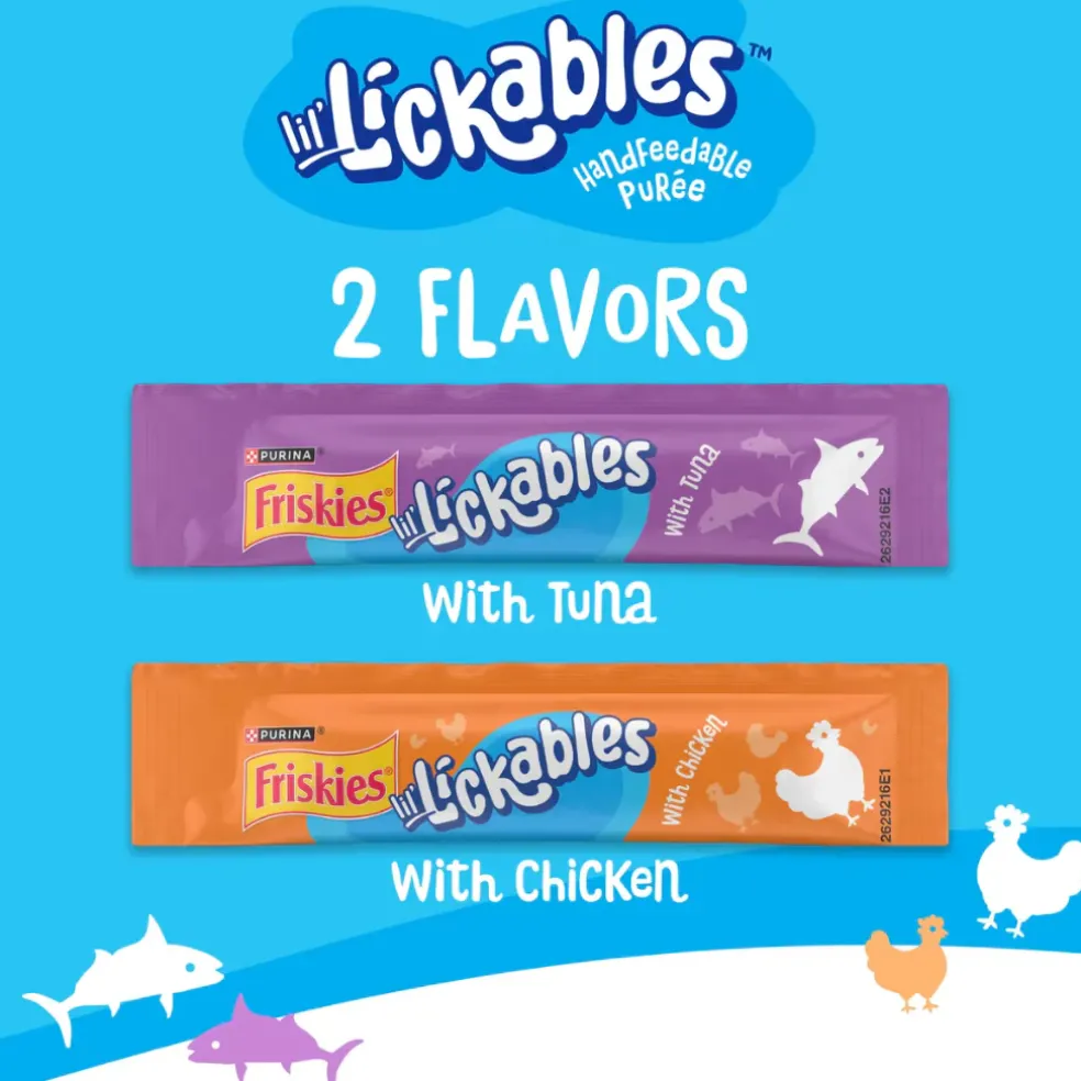 Friskies lil' Lickables Tuna & Chicken Variety Pack Lickable Cat Treats (10 ct)
