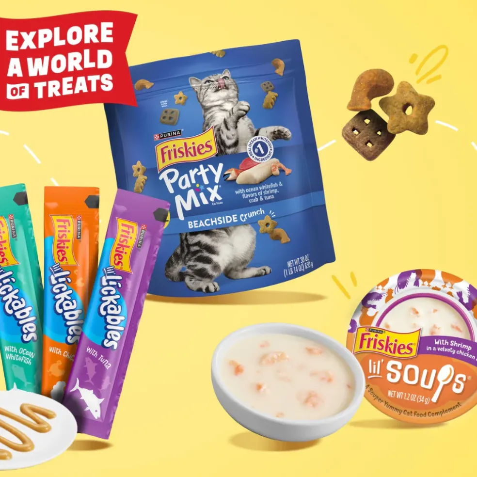 Friskies lil' Lickables Tuna, Chicken, & Ocean Whitefish Variety Pack Lickable Cat Treats (20 ct)