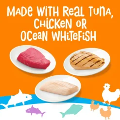 Friskies lil' Lickables Tuna, Chicken, & Ocean Whitefish Variety Pack Lickable Cat Treats (20 ct)