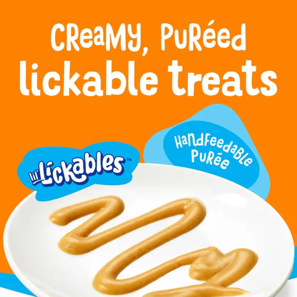 Friskies lil' Lickables Tuna, Chicken, & Ocean Whitefish Variety Pack Lickable Cat Treats (20 ct)