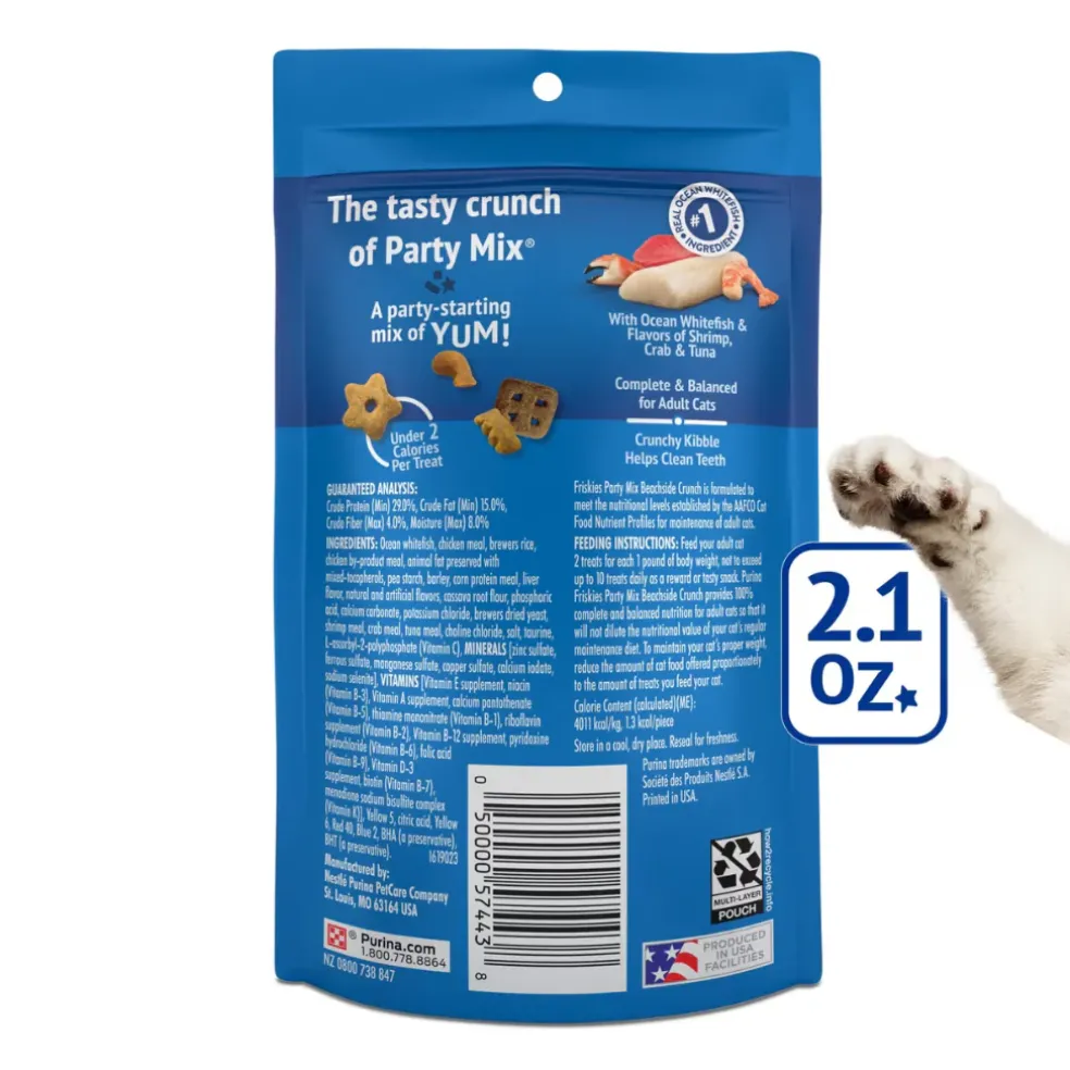 Friskies Party Mix Beachside Crunch Cat Treats