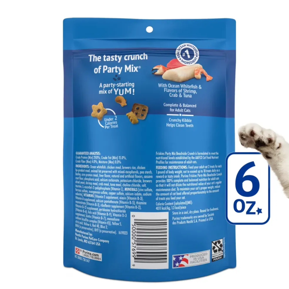 Friskies Party Mix Beachside Crunch Cat Treats