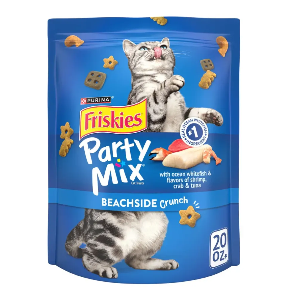 Friskies Party Mix Beachside Crunch Cat Treats