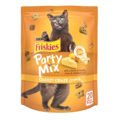 Friskies Party Mix Cheezy Craze Crunch Cat Treats