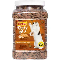 Friskies Party Mix Chicken Lovers Crunch Cat Treats