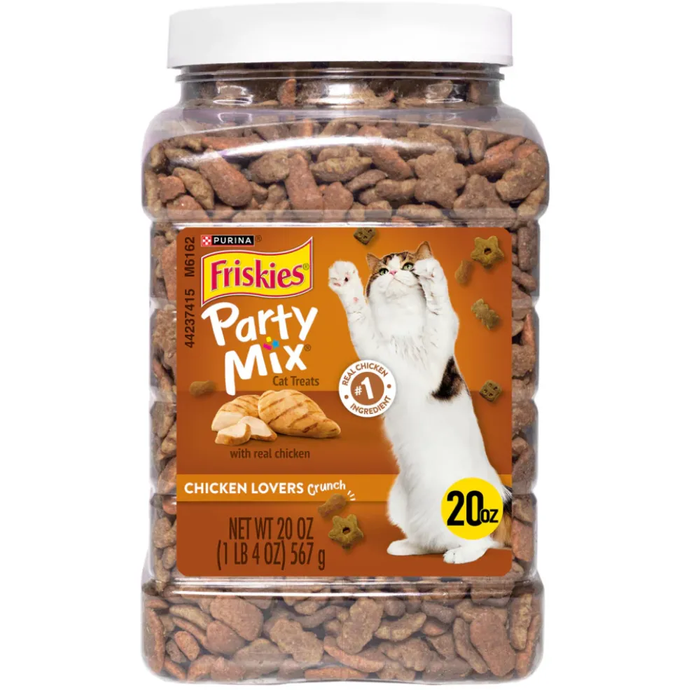 Friskies Party Mix Chicken Lovers Crunch Cat Treats