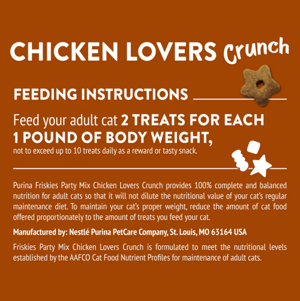 Friskies Party Mix Chicken Lovers Crunch Cat Treats