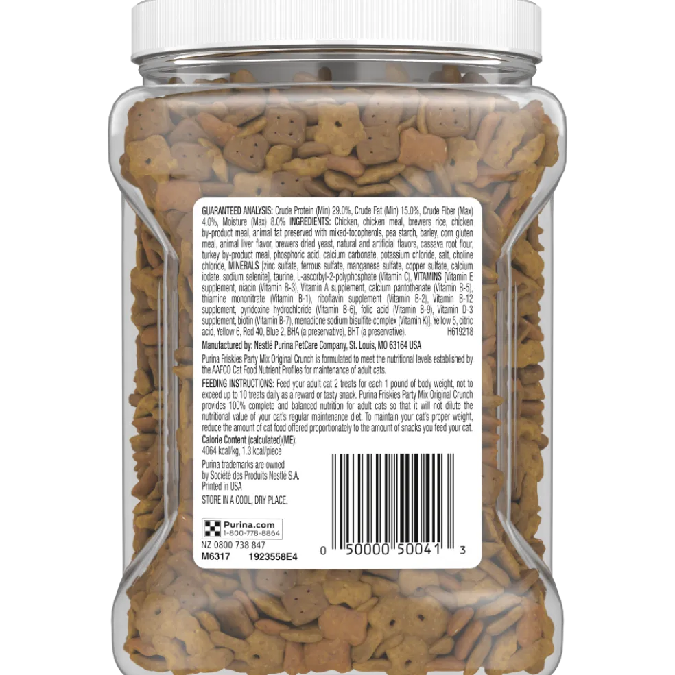 Friskies Party Mix Crunch Original Chicken, Liver and Turkey Cat Treats