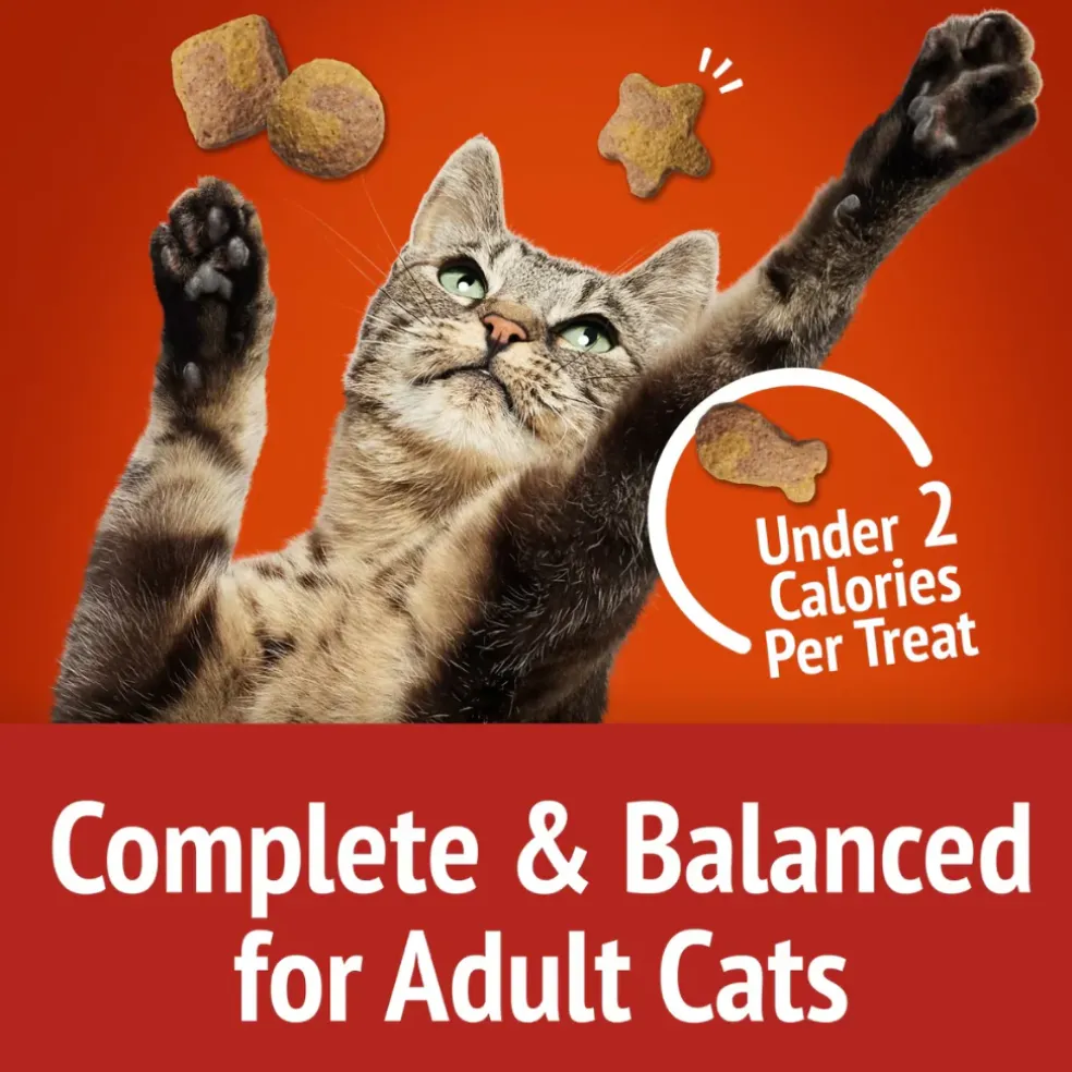 Friskies Party Mix Gravy-Licious Crunch Chicken & Gravy Cat Treats