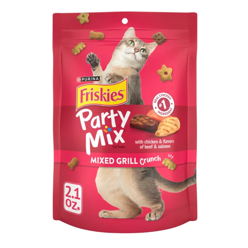 Friskies Party Mix Mixed Grill Crunch Cat Treats