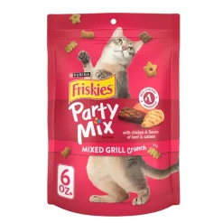 Friskies Party Mix Mixed Grill Crunch Cat Treats