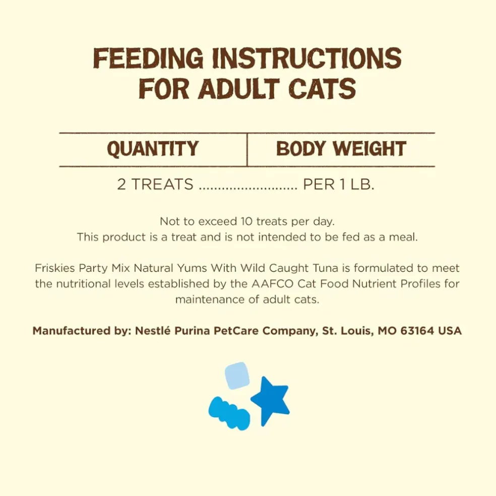 Friskies Party Mix Natural Yums Wild Caught Tuna Cat Treats (6 oz)