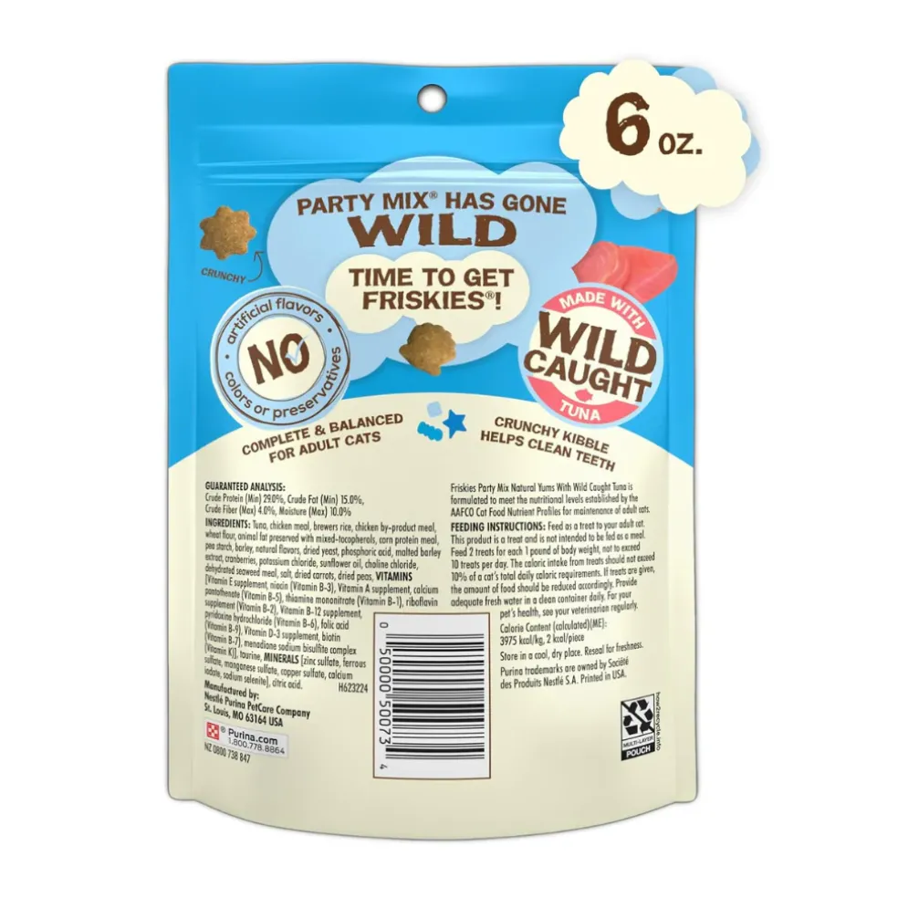 Friskies Party Mix Natural Yums Wild Caught Tuna Cat Treats (6 oz)