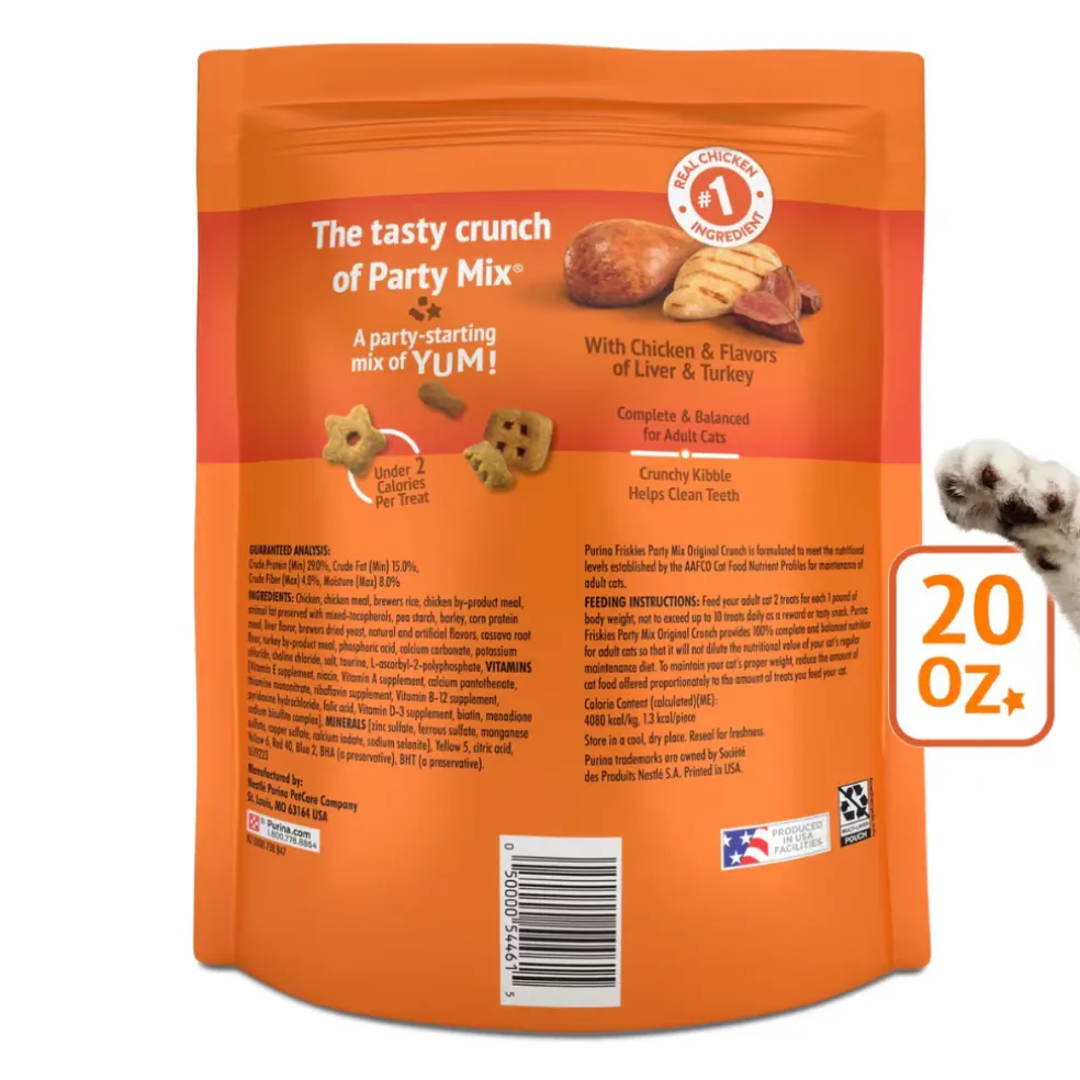 Friskies Party Mix Original Crunch Cat Treats