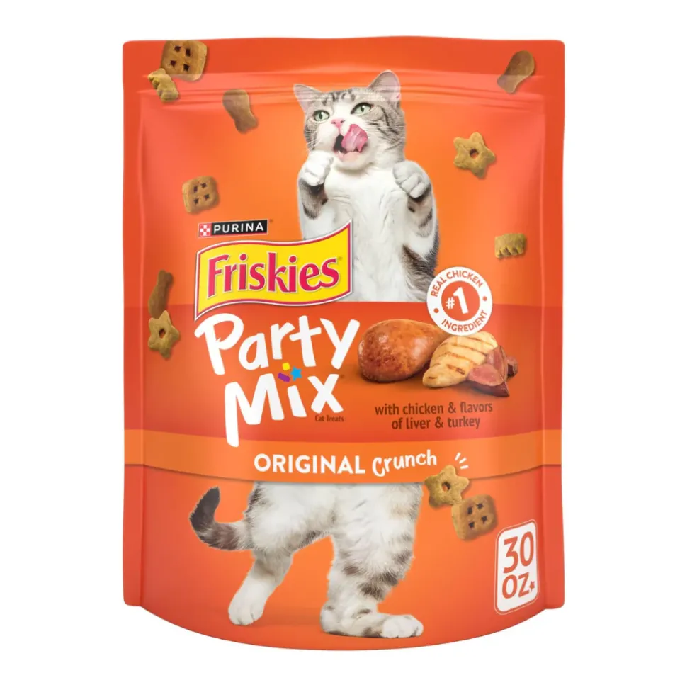 Friskies Party Mix Original Crunch Cat Treats