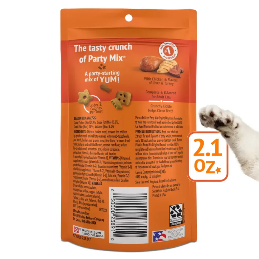 Friskies Party Mix Original Crunch Cat Treats