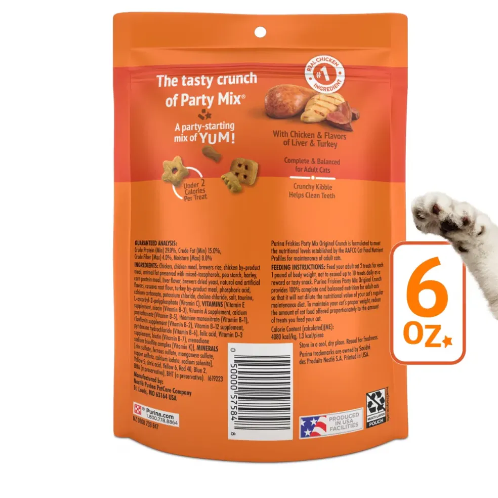 Friskies Party Mix Original Crunch Cat Treats