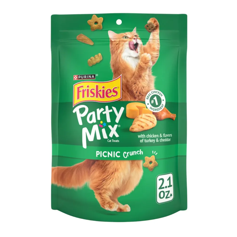 Friskies Party Mix Picnic Crunch Cat Treats (6 oz)