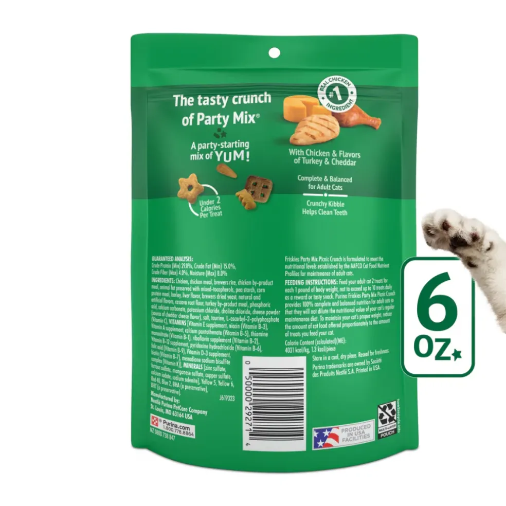 Friskies Party Mix Picnic Crunch Cat Treats (6 oz)