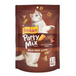 Friskies Party Mix Wild West Crunch Cat Treats (2.1 oz)