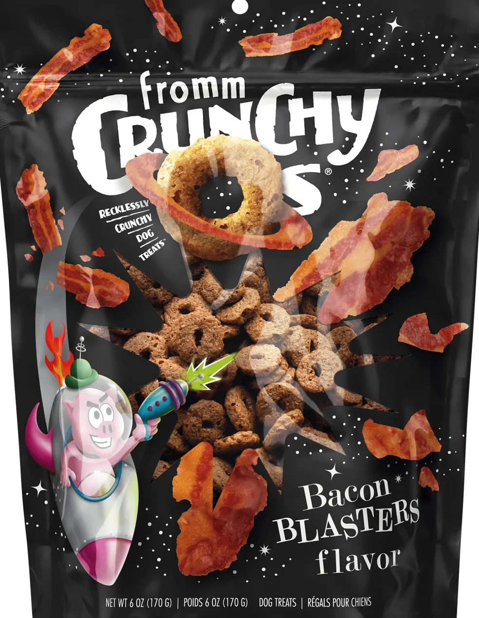 Fromm Crunchy Os Bacon Blasters Flavor Dog Treats