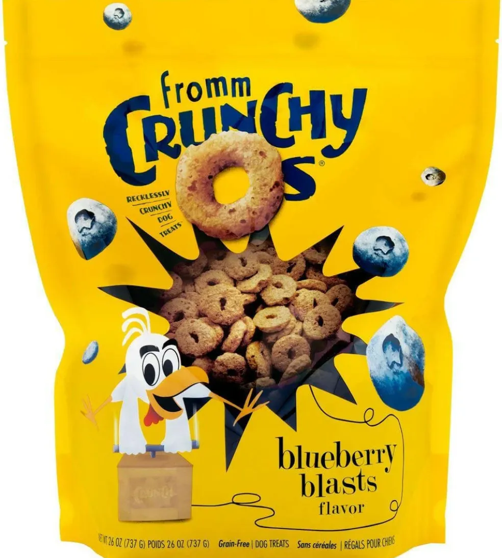 Fromm Crunchy O's Dog Blueberry Blasts Flavor Treats