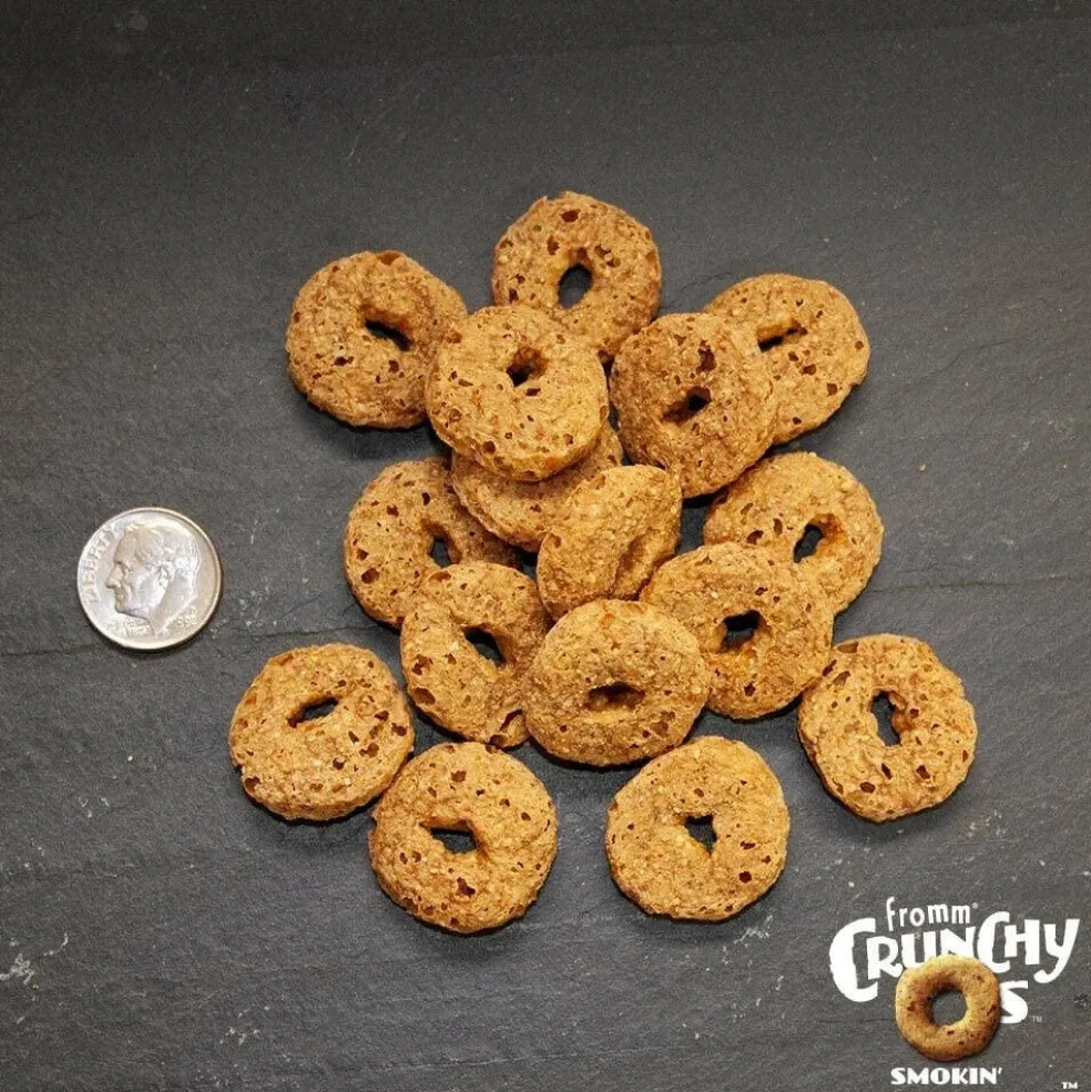 Fromm Crunchy O's Dog Smokin' CheesePlosions Flavor Treats