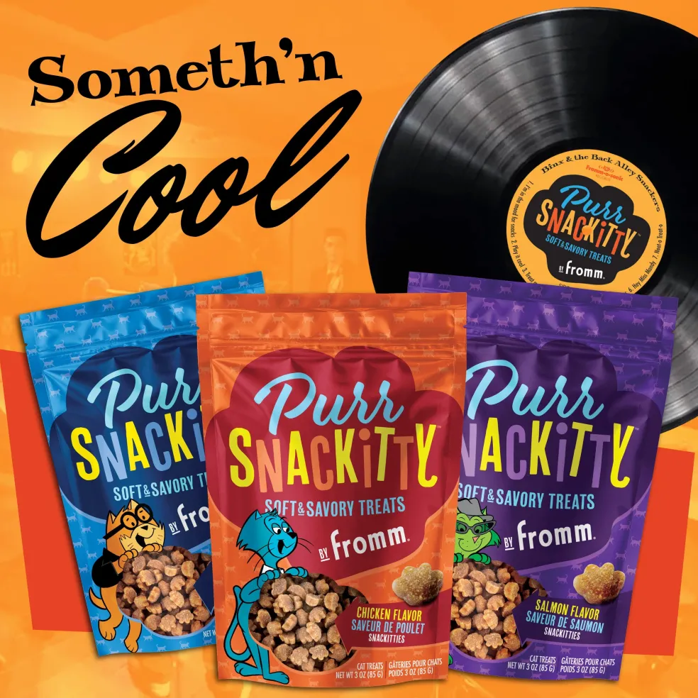 Fromm Purr Snackitty Soft & Savory Cat Treats, 3-oz
