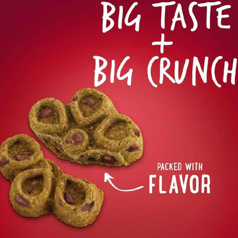 Fruitables BIGGIES Crispy Bacon & Apple Dog Treats (16 oz)