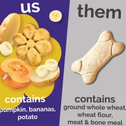 Fruitables Dog Treats Pumpkin & Banana Flavor (7 oz)