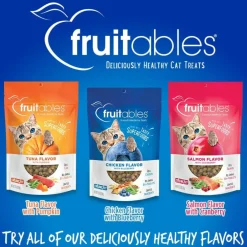 Fruitables Limited Ingredient Chicken with Blueberry Crunchy Treats For Cats