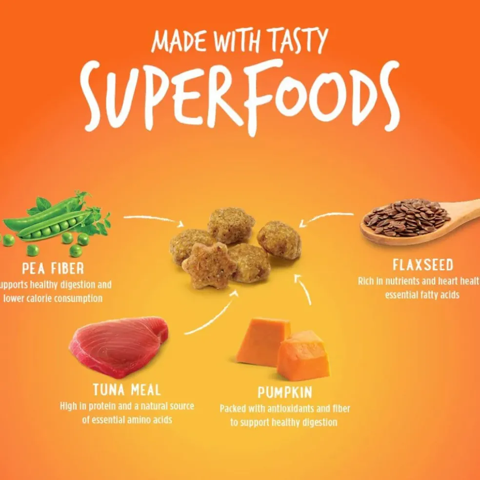 Fruitables Limited Ingredient Tuna with Pumpkin Crunchy Treats For Cats