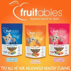 Fruitables Limited Ingredient Tuna with Pumpkin Crunchy Treats For Cats