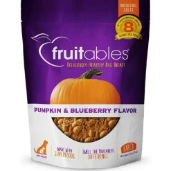 Fruitables Pumpkin & Blueberry Flavor Crunchy Dog Treats