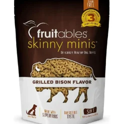 Fruitables Skinny Minis Grilled Bison Flavor Chewy Dog Treats