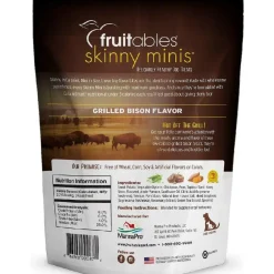Fruitables Skinny Minis Grilled Bison Flavor Chewy Dog Treats