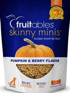 Fruitables Skinny Minis Pumpkin & Berry Flavor Dog Treats
