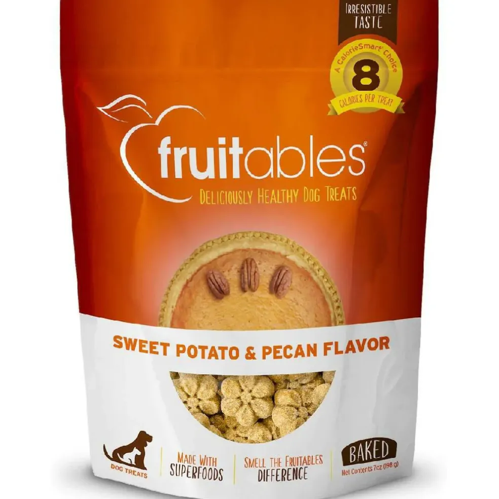 Fruitables Sweet Potato & Pecan Flavor Baked Dog Treats (7 oz)