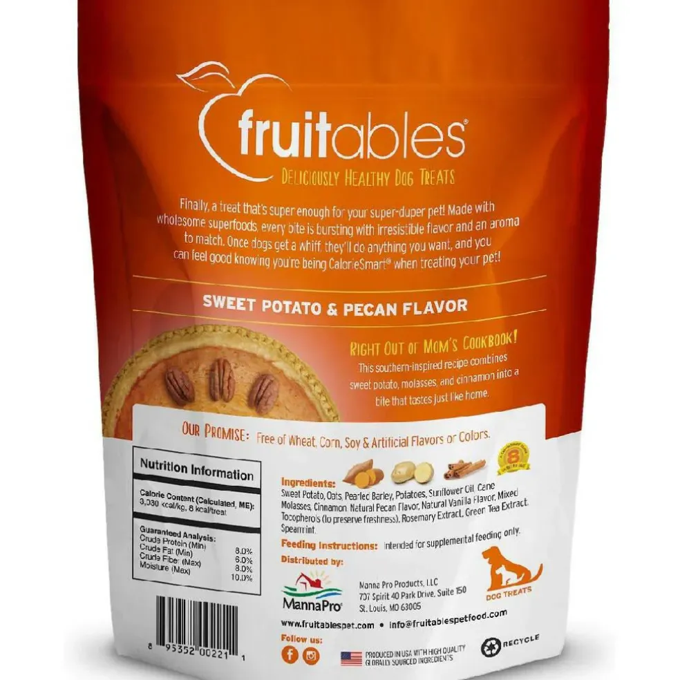 Fruitables Sweet Potato & Pecan Flavor Baked Dog Treats (7 oz)