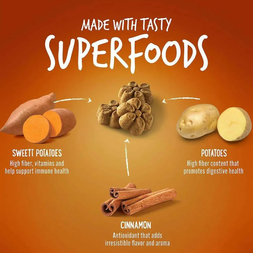 Fruitables Sweet Potato & Pecan Flavor Baked Dog Treats (7 oz)