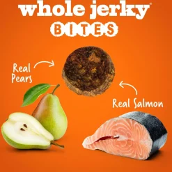 Fruitables Whole Jerky Bites Alaskan Salmon & Pear Treats For Dogs (5 oz)
