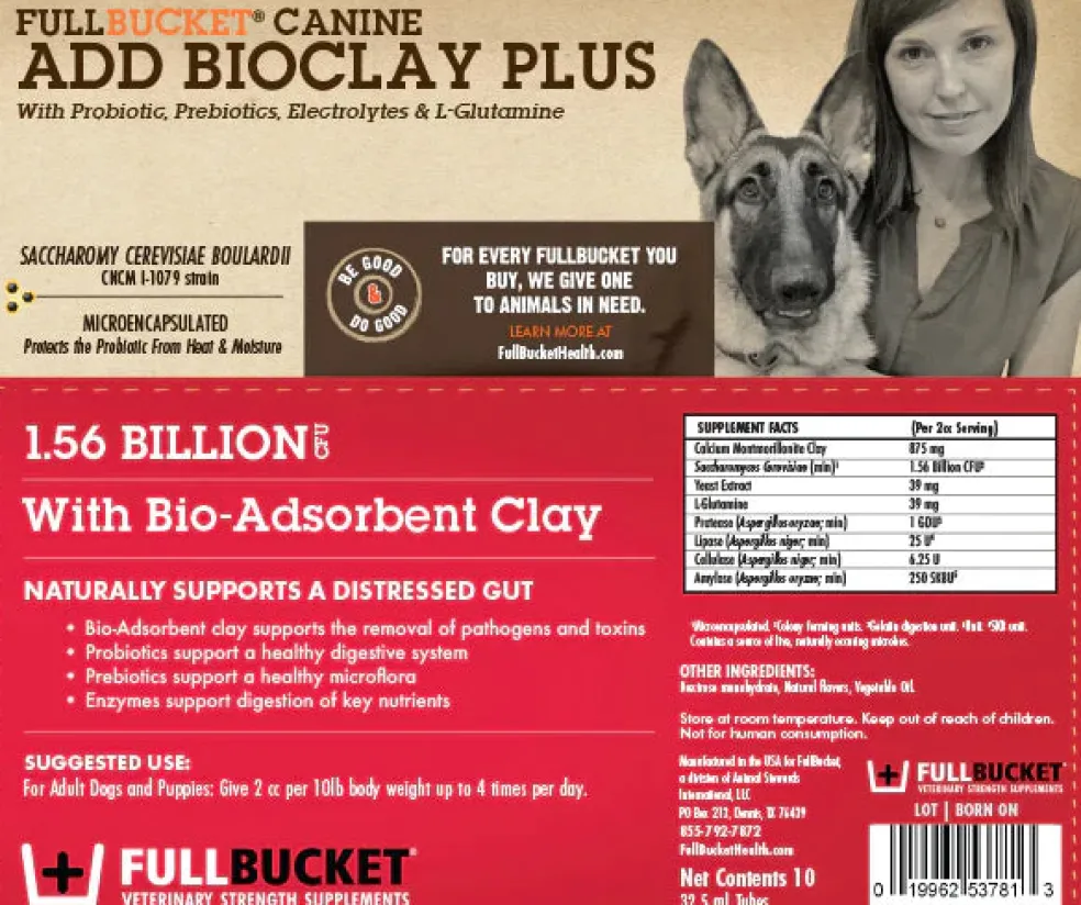 Fullbucket Canine ADD BioClay Plus (single tube)