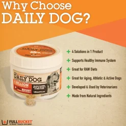 Fullbucket Canine Daily Dog Kennel Size (435g, 150 servings)