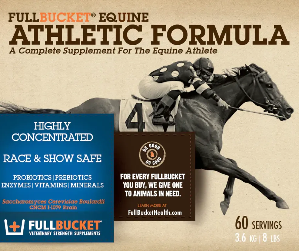 FullBucket Equine Athletic Formula (8 lb, 60 servings)