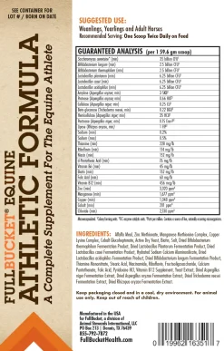FullBucket Equine Athletic Formula (8 lb, 60 servings)
