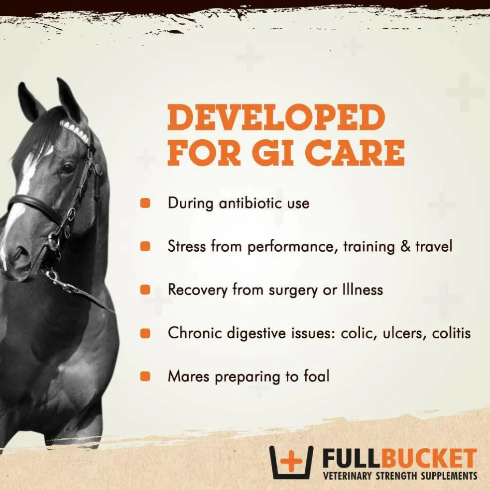 FullBucket Equine Probiotic Pellets (30 Servings)