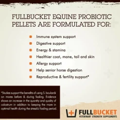 FullBucket Equine Probiotic Pellets (30 Servings)
